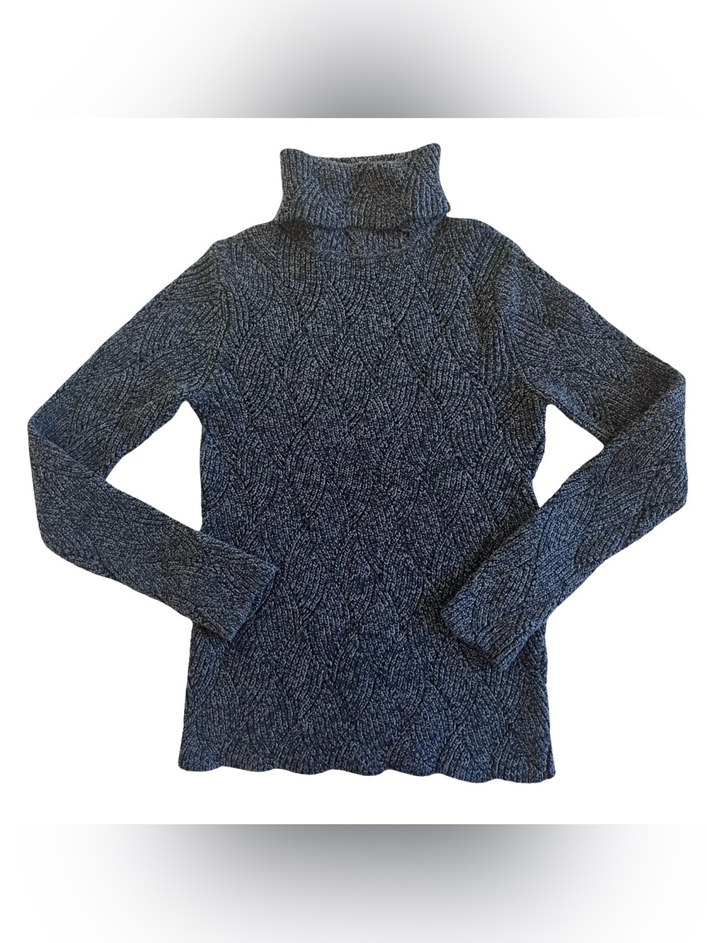 Sundance Women’s Champlain Knit Turtleneck Sweater Small EUC Silk/Cotton